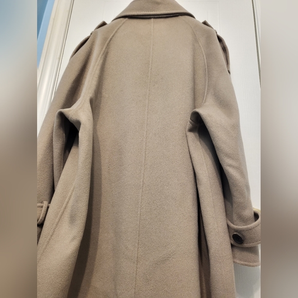 Oversized Winter Wool Cashmere Coat Size Small - NO BELT - Picture 15 of 16